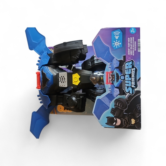 Fisher-Price Super Friends Batmobile - Blue and Black - Picture 3 of 5